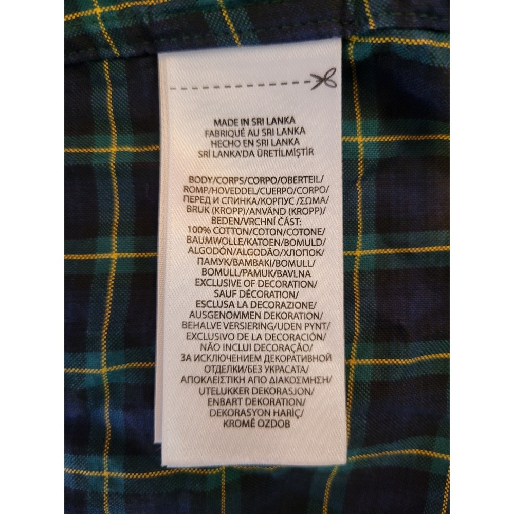 Ralph Lauren‎ Mens Plaid Button Down Long Sleeve Dress Shirt - Picture 9 of 10